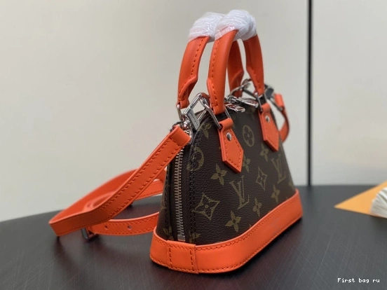 First bag ru VUITTON LOUIS Alma-18*12*8cm Nano 0802